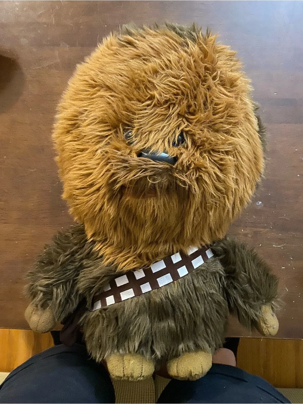 Plush Brown Chewbacca-Style Kids Stuffed Animal - Soft Furry Toy 17 inches